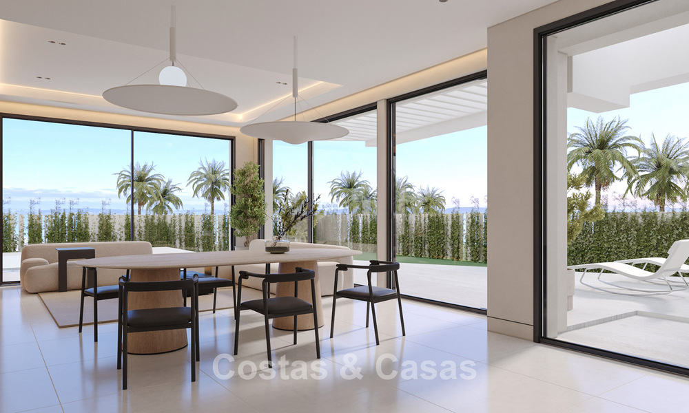 Exclusive, off-plan design villas with avant-garde architecture for sale 200m from the beach in Mijas Costa 787499