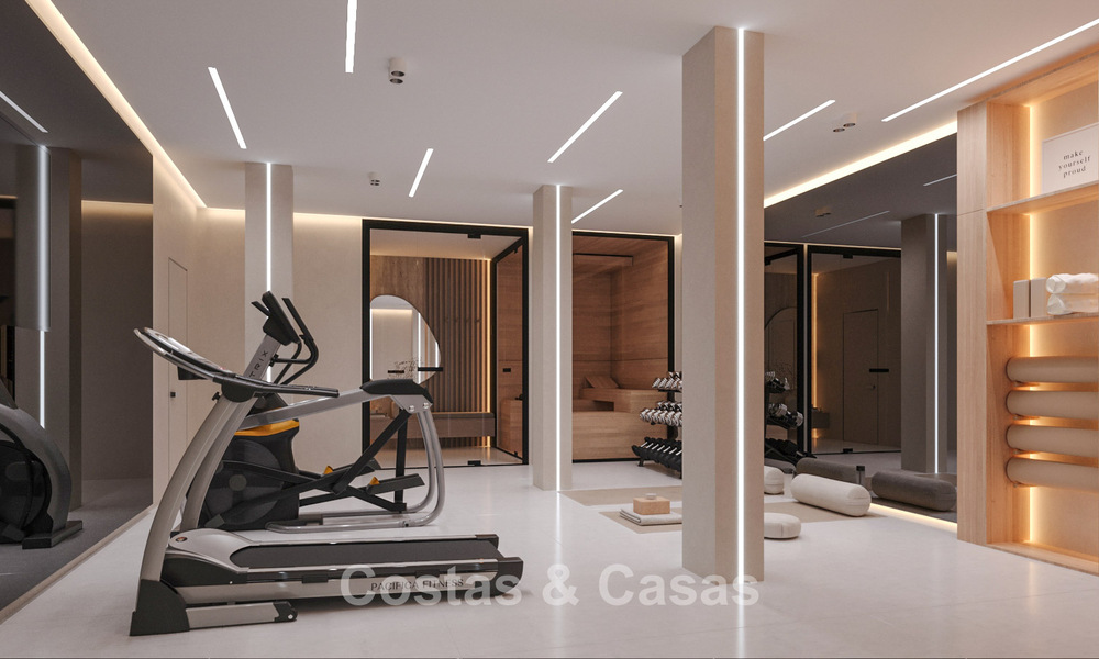 Exclusive, off-plan design villas with avant-garde architecture for sale 200m from the beach in Mijas Costa 787502