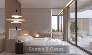 Exclusive, off-plan design villas with avant-garde architecture for sale 200m from the beach in Mijas Costa 787509 