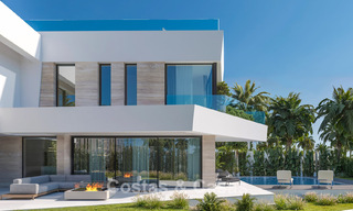 Exclusive, off-plan design villas with avant-garde architecture for sale 200m from the beach in Mijas Costa 787510 