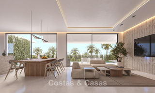 Exclusive, off-plan design villas with avant-garde architecture for sale 200m from the beach in Mijas Costa 787514 
