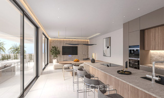 Exclusive, off-plan design villas with avant-garde architecture for sale 200m from the beach in Mijas Costa 787515 