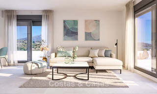 Launch. Contemporary new-build apartments for sale surrounded by golf courses in Mijas, Costa del Sol 787793 