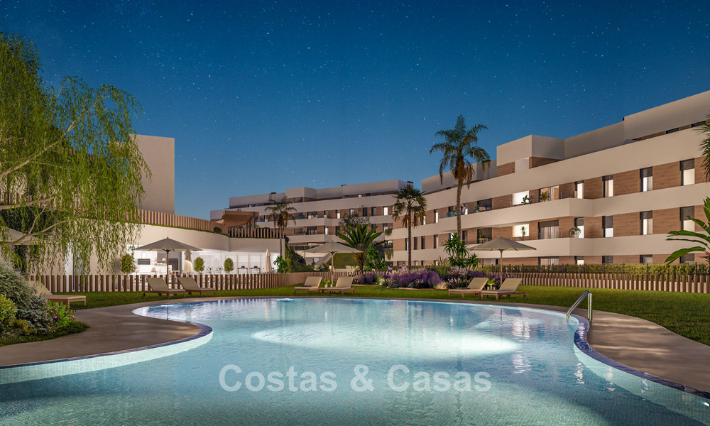 Launch. Contemporary new-build apartments for sale surrounded by golf courses in Mijas, Costa del Sol 787800