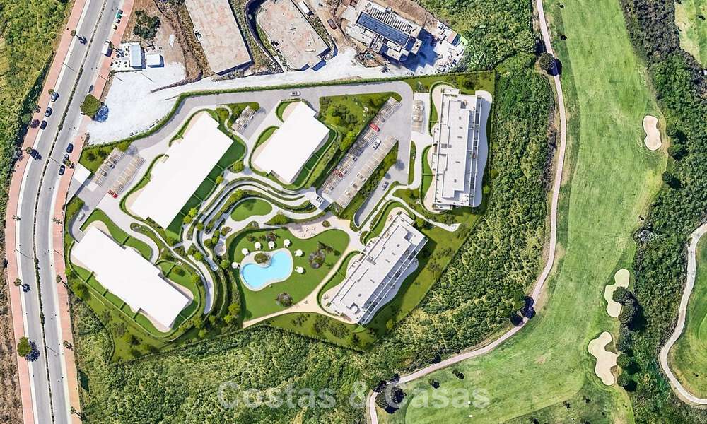 Launch. Contemporary new-build apartments for sale surrounded by golf courses in Mijas, Costa del Sol 787801