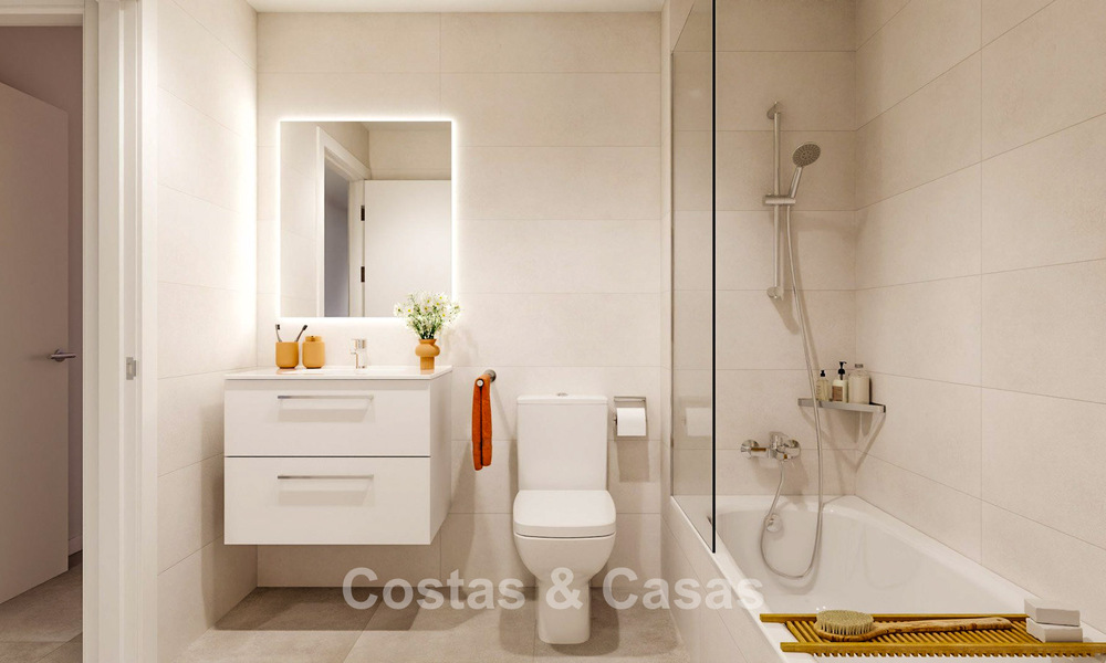 Launch. Contemporary new-build apartments for sale surrounded by golf courses in Mijas, Costa del Sol 787802