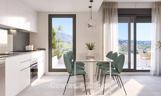 Launch. Contemporary new-build apartments for sale surrounded by golf courses in Mijas, Costa del Sol 787804 