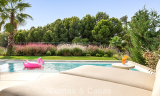 Modern semi-detached house for sale in a golf complex east of Marbella Center 787941 