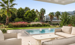 Modern semi-detached house for sale in a golf complex east of Marbella Center 787942 