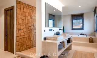 Move-in ready villa with Ibiza-chic design for sale with sea views on the New Golden Mile between Marbella and Estepona 787771 