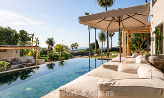 Move-in ready villa with Ibiza-chic design for sale with sea views on the New Golden Mile between Marbella and Estepona 787774 