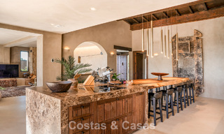 Move-in ready villa with Ibiza-chic design for sale with sea views on the New Golden Mile between Marbella and Estepona 787778 