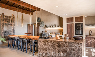 Move-in ready villa with Ibiza-chic design for sale with sea views on the New Golden Mile between Marbella and Estepona 787782 