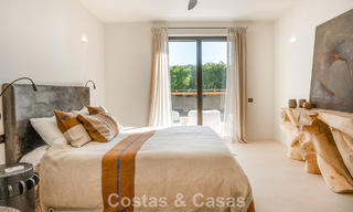 Move-in ready villa with Ibiza-chic design for sale with sea views on the New Golden Mile between Marbella and Estepona 787784 