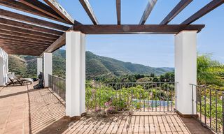 Mediterranean luxury villa with panoramic views for sale nestled in the green hills of Marbella - Benahavis 789906 