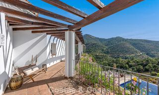 Mediterranean luxury villa with panoramic views for sale nestled in the green hills of Marbella - Benahavis 789909 