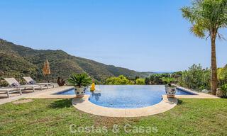 Mediterranean luxury villa with panoramic views for sale nestled in the green hills of Marbella - Benahavis 789920 