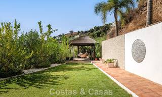 Mediterranean luxury villa with panoramic views for sale nestled in the green hills of Marbella - Benahavis 789922 