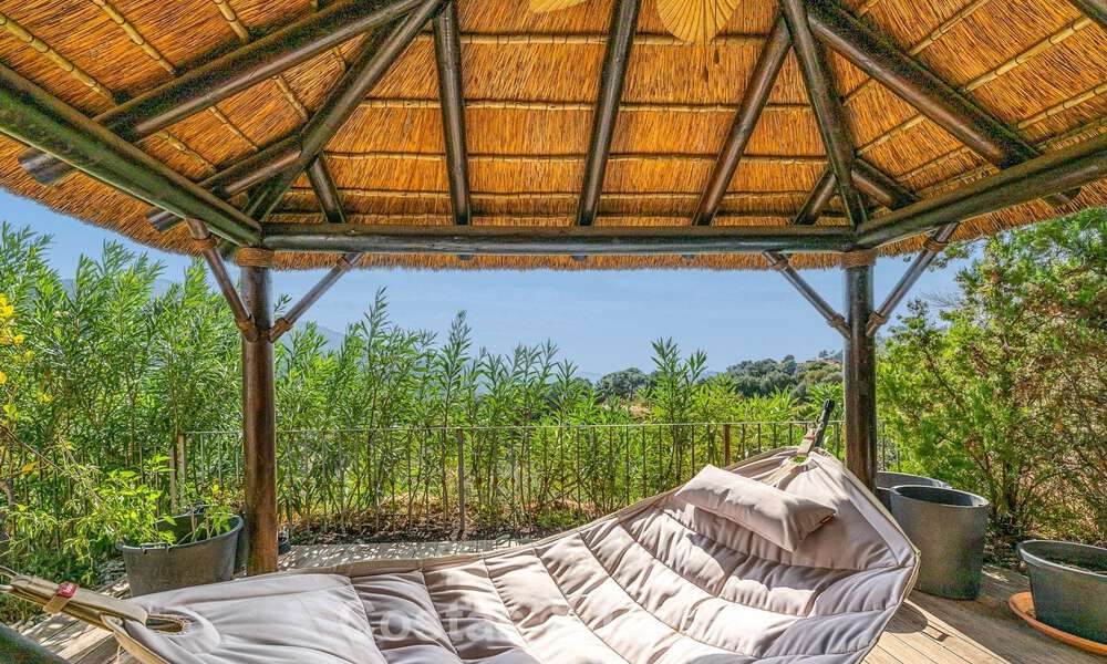 Mediterranean luxury villa with panoramic views for sale nestled in the green hills of Marbella - Benahavis 789923