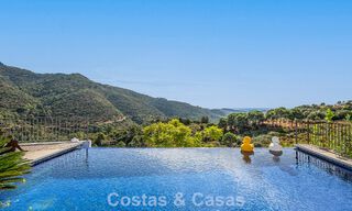 Mediterranean luxury villa with panoramic views for sale nestled in the green hills of Marbella - Benahavis 789925 
