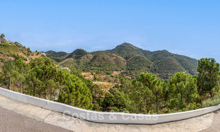 Mediterranean luxury villa with panoramic views for sale nestled in the green hills of Marbella - Benahavis 789939 