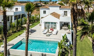 2 contemporary luxury villas for sale, located next to each other just 400m from the beach in Casares Costa, Costa del Sol 788018 