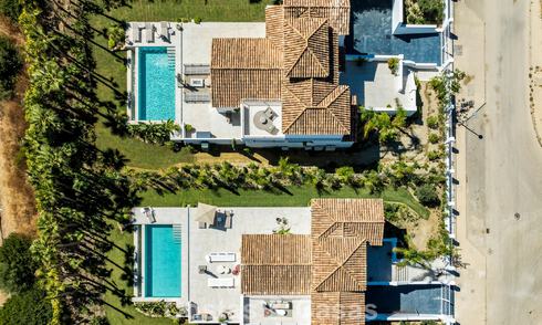 2 contemporary luxury villas for sale, located next to each other just 400m from the beach in Casares, Costa del Sol 788019