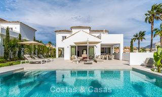 2 contemporary luxury villas for sale, located next to each other just 400m from the beach in Casares Costa, Costa del Sol 788049 