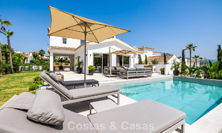 2 contemporary luxury villas for sale, located next to each other just 400m from the beach in Casares Costa, Costa del Sol 788102 