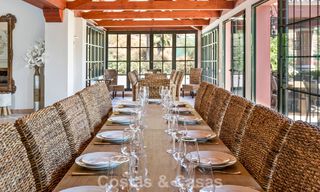 Stately luxury villa for sale in a classic Andalusian style in a gated, prestigious urbanization in Benahavis - Marbella 788000 