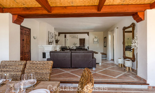 Stately luxury villa for sale in a classic Andalusian style in a gated, prestigious urbanization in Benahavis - Marbella 788003 