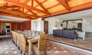 Stately luxury villa for sale in a classic Andalusian style in a gated, prestigious urbanization in Benahavis - Marbella 788005 