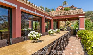 Stately luxury villa for sale in a classic Andalusian style in a gated, prestigious urbanization in Benahavis - Marbella 788010 