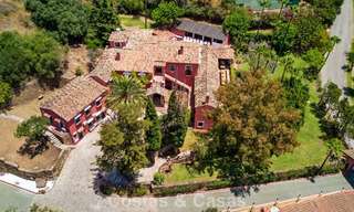Stately luxury villa for sale in a classic Andalusian style in a gated, prestigious urbanization in Benahavis - Marbella 788017 