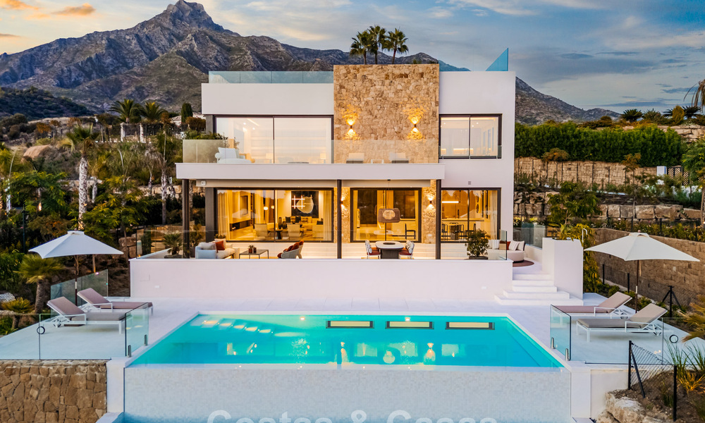 Modernist luxury villa with sea views for sale on Marbella's Golden Mile 788162