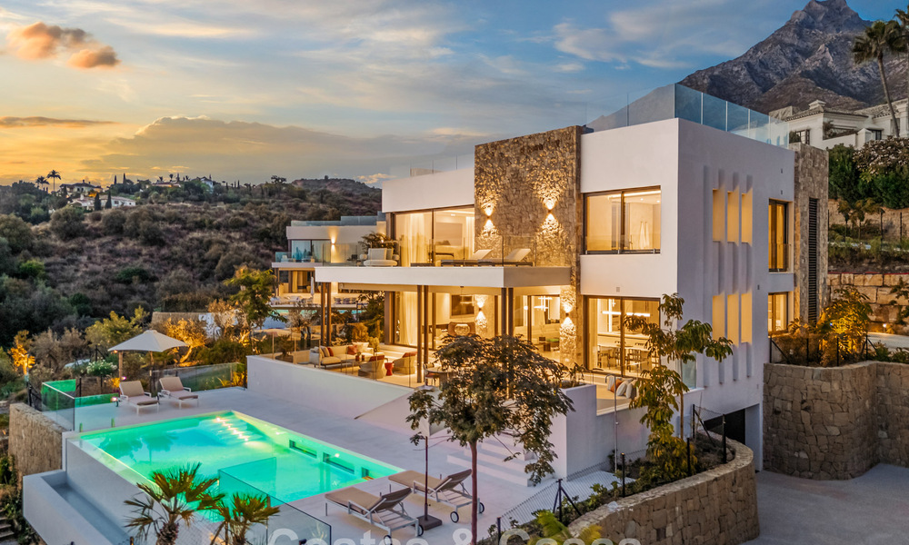 Modernist luxury villa with sea views for sale on Marbella's Golden Mile 788166