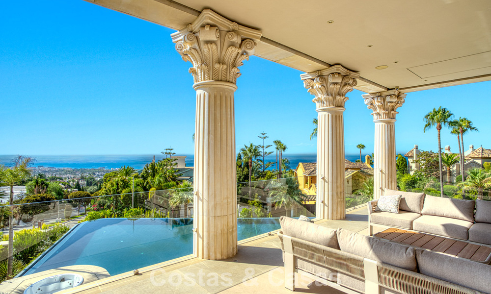 Remarkable neoclassical palace for sale in the prestigious gated community of Sierra Blanca, Marbella 788202