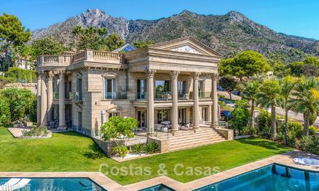 Remarkable neoclassical palace for sale in the prestigious gated community of Sierra Blanca, Marbella 788212
