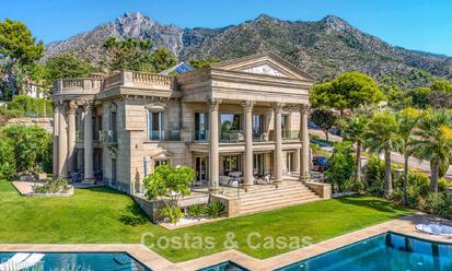 Remarkable neoclassical palace for sale in the prestigious gated community of Sierra Blanca, Marbella 788212