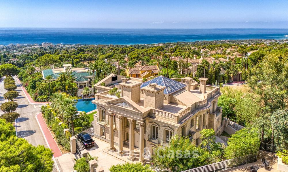 Remarkable neoclassical palace for sale in the prestigious gated community of Sierra Blanca, Marbella 788215
