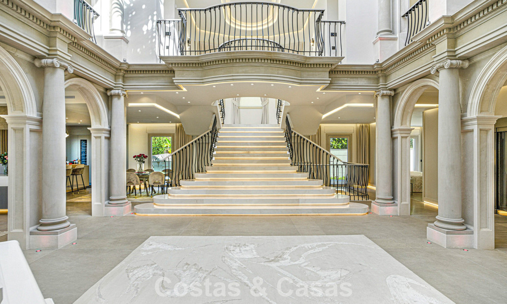 Remarkable neoclassical palace for sale in the prestigious gated community of Sierra Blanca, Marbella 788216