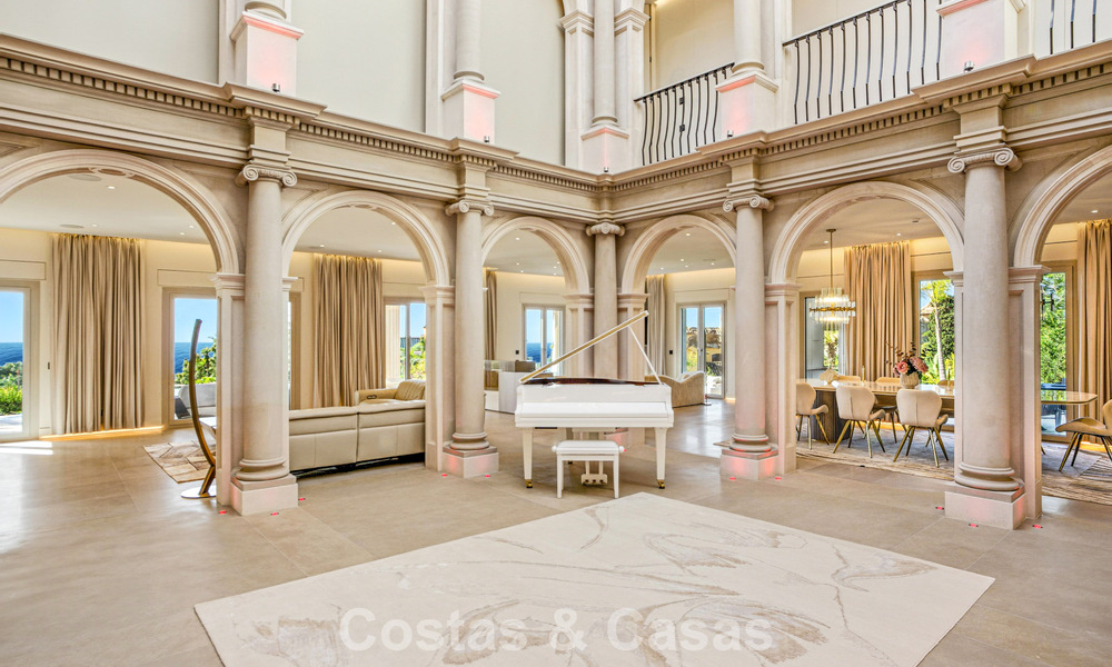 Remarkable neoclassical palace for sale in the prestigious gated community of Sierra Blanca, Marbella 788217