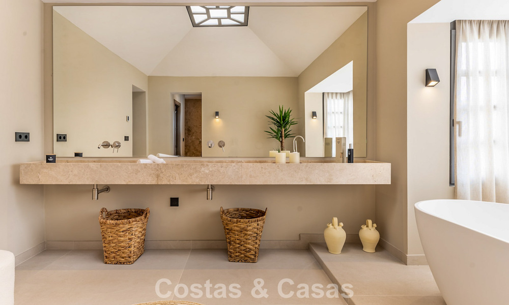 Stunning luxury villa with timeless Andalusian architecture for sale on the New Golden Mile between Marbella and Estepona 788354