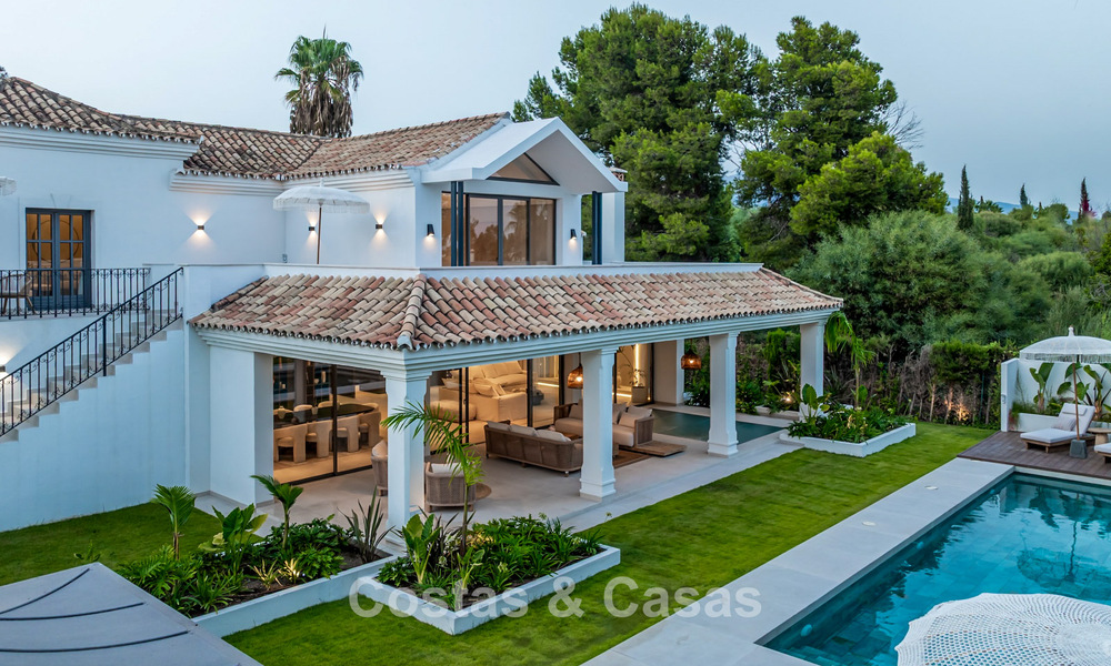 Stunning luxury villa with timeless Andalusian architecture for sale on the New Golden Mile between Marbella and Estepona 788369