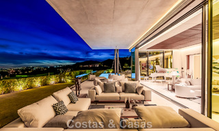 High-end luxury villa with panoramic sea views for sale in a prestigious resort, Benahavis - Marbella 788379 