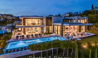 High-end luxury villa with panoramic sea views for sale in a prestigious resort, Benahavis - Marbella 788385 