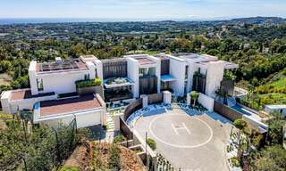 High-end luxury villa with panoramic sea views for sale in a prestigious resort, Benahavis - Marbella 788387 