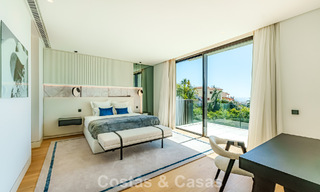 High-end luxury villa with panoramic sea views for sale in a prestigious resort, Benahavis - Marbella 788402 