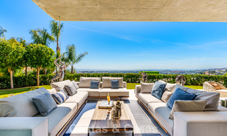 High-end luxury villa with panoramic sea views for sale in a prestigious resort, Benahavis - Marbella 788408 