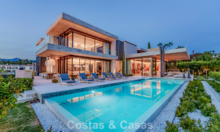 High-end luxury villa with panoramic sea views for sale in a prestigious resort, Benahavis - Marbella 788435 